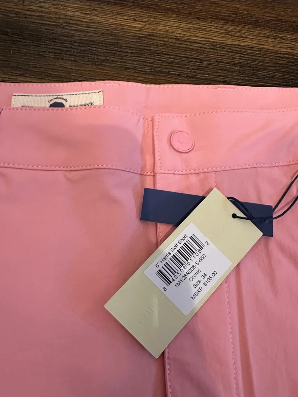 Light Pink Performance - Harris Golf Shorts from Onward Reserve
